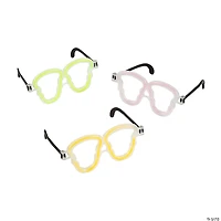 Skull-Shaped Glow Glasses - 12 Pc.