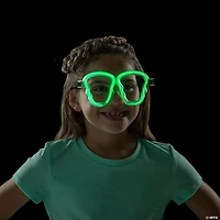 Skull-Shaped Glow Glasses - 12 Pc.