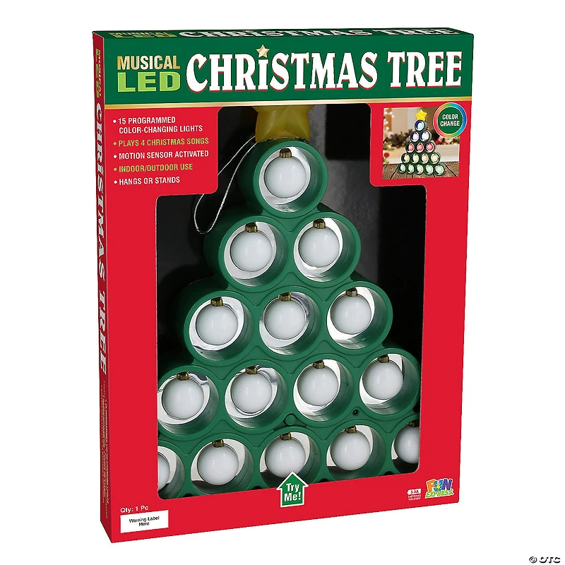 Small Musical LED Christmas Tree