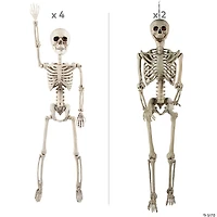 Small Skeletons Held Hostage By Large Skeletons Halloween Decorating Kit - 6 Pc.