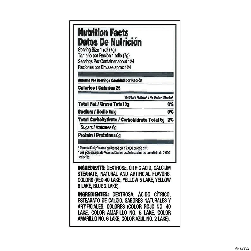 Smarties® Hard Candy Rolls - 120 Pc.