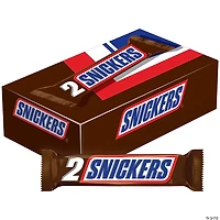 SNICKERS 2-To-Go Bars, 3.29 oz, 24 Count