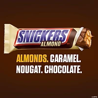 Snickers Almond Full Size Bar, 1.76 oz, 24 Count