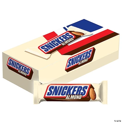 Snickers Almond Full Size Bar, 1.76 oz, 24 Count