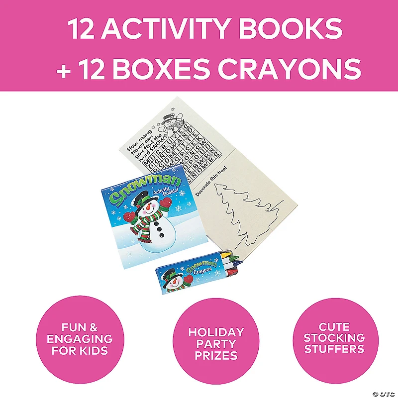 Snowman Activity Sets - 12 Sets