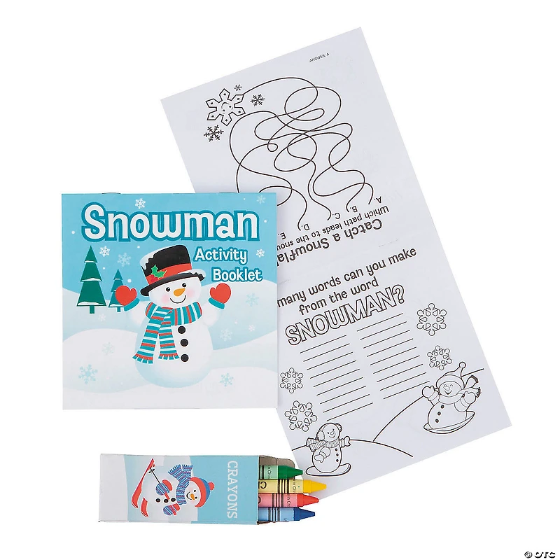 Snowman Activity Sets - 12 Sets