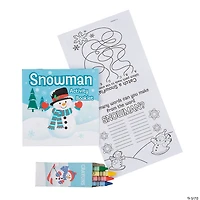 Snowman Activity Sets - 12 Sets
