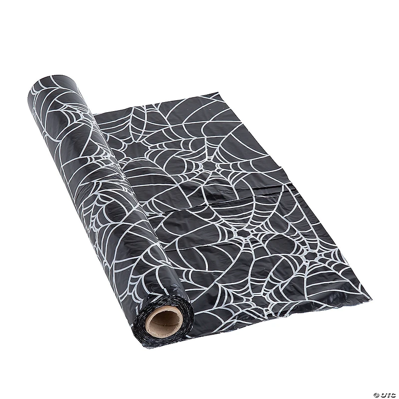 Spider Web Plastic Tablecloth Roll