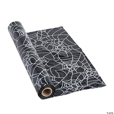 Spider Web Plastic Tablecloth Roll