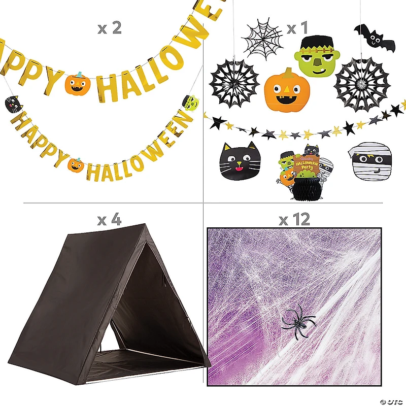 Spooky Sleepover Tent Kit for 4 Guests