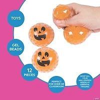 Squishy Gel Beads Pumpkin Balls