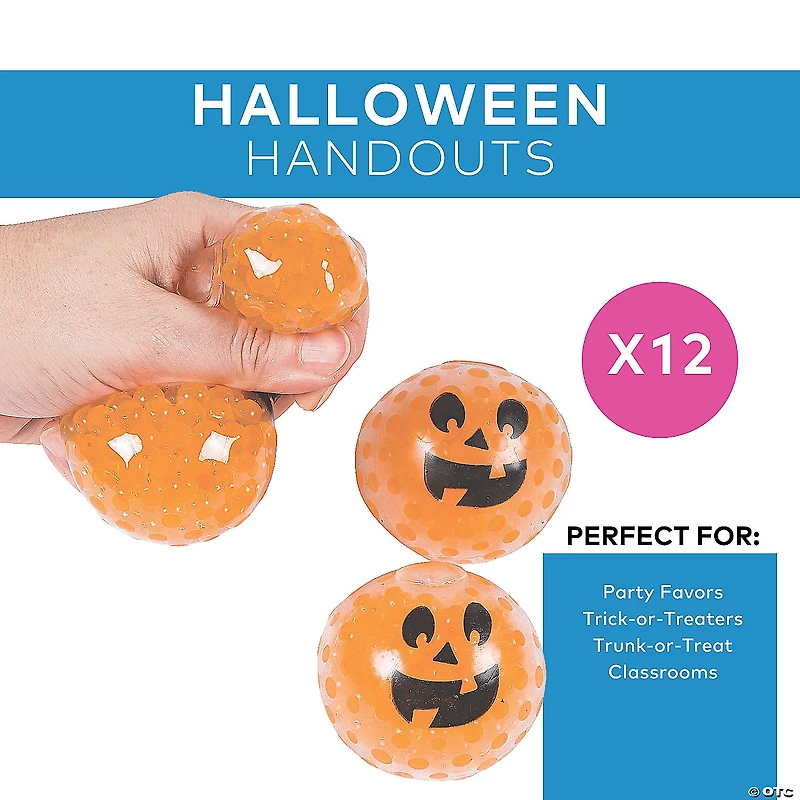 Squishy Gel Beads Pumpkin Balls