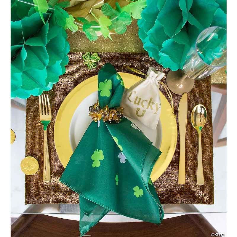 St. Patrick’s Day Bandanas - 12 Pc.