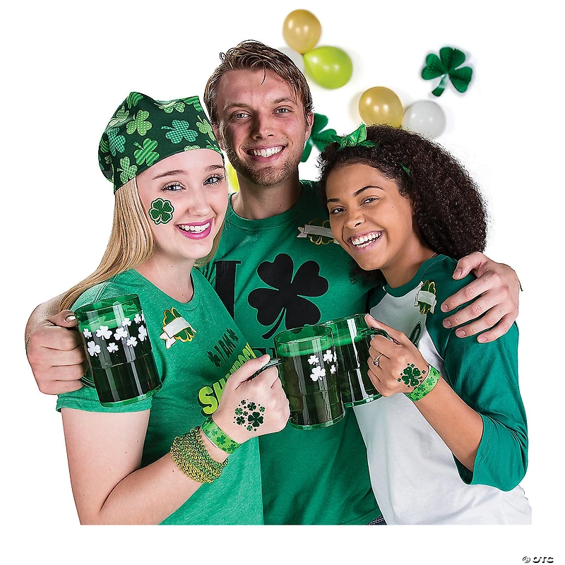 St. Patrick’s Day Bandanas - 12 Pc.