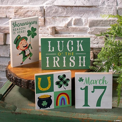 St. Patrick’s Day Blocks - Set of 4