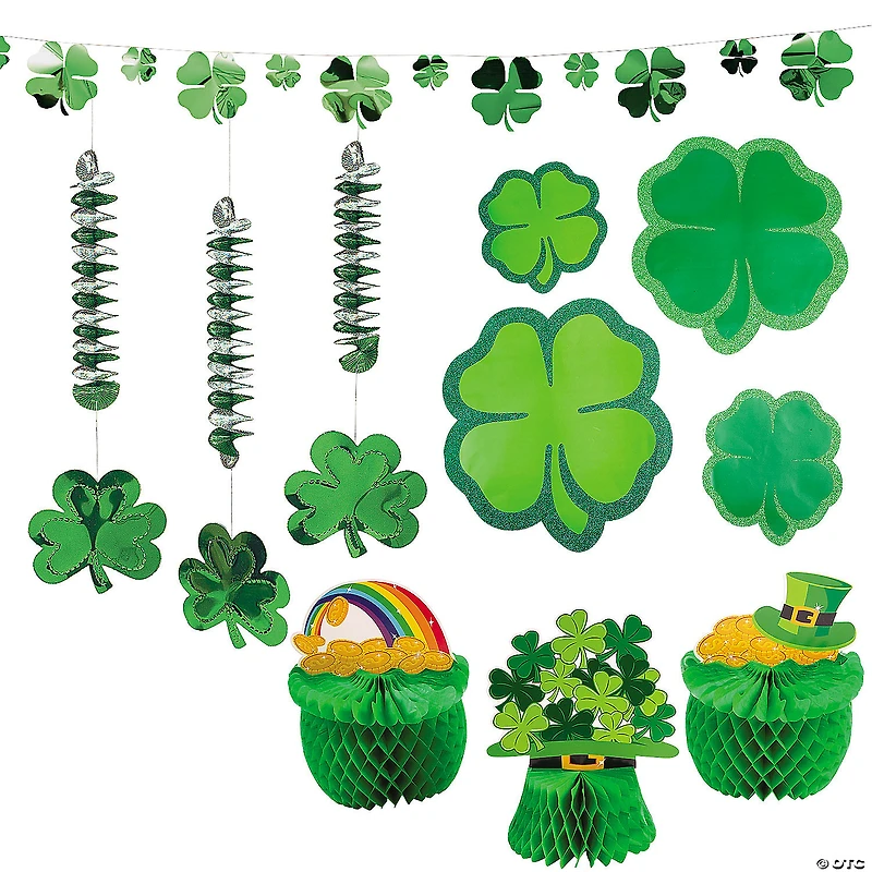 St. Patrick’s Day Shamrock Decorating Kit - 28 Pc.