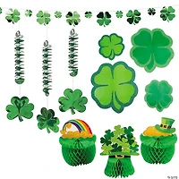 St. Patrick’s Day Shamrock Decorating Kit - 28 Pc.