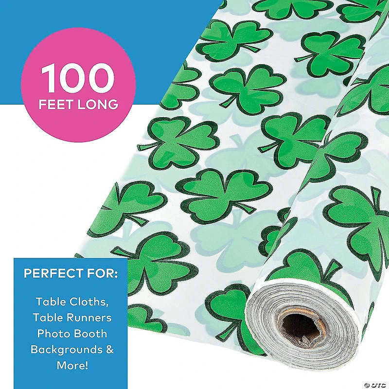 St. Patrick’s Plastic Tablecloth Roll