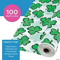St. Patrick’s Plastic Tablecloth Roll