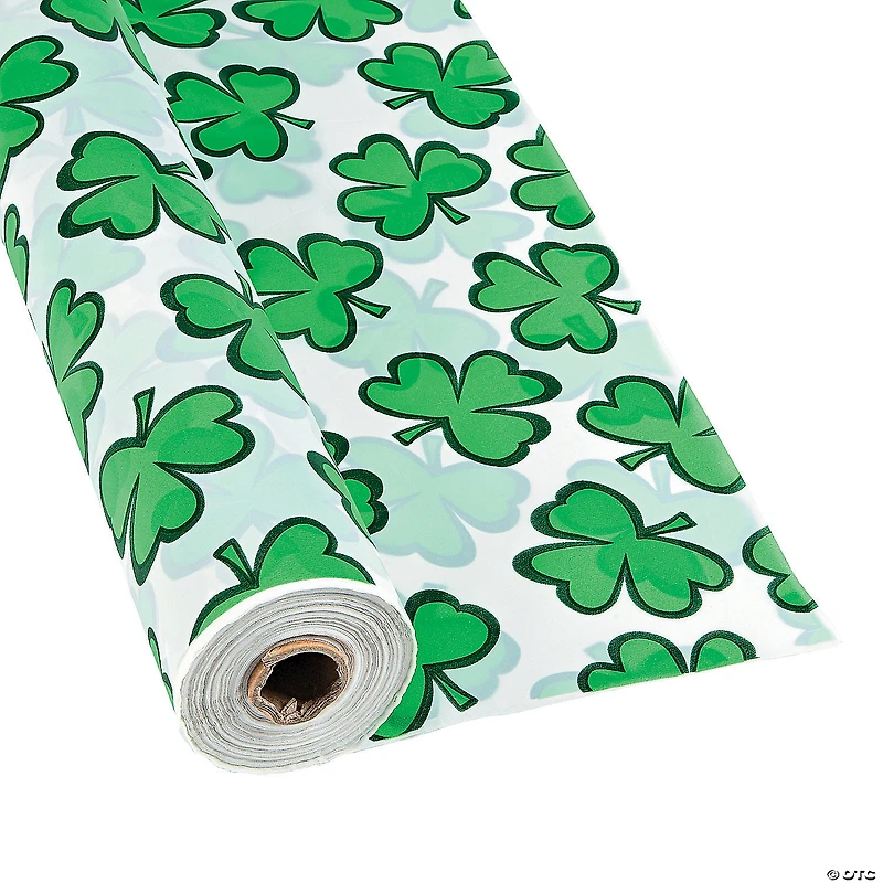 St. Patrick’s Plastic Tablecloth Roll