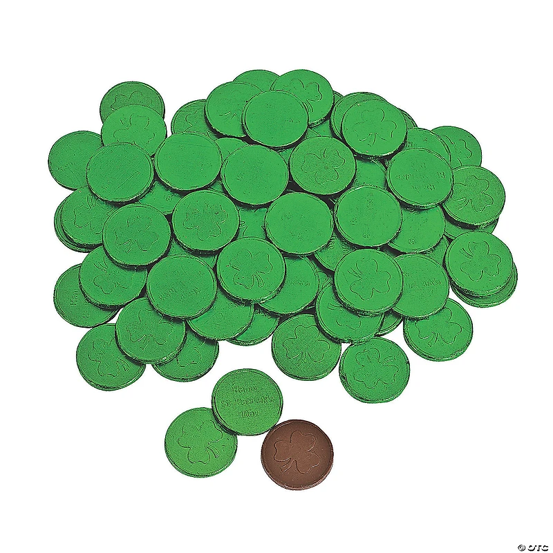 St. Patrick's Day Chocolate Coins - 75 Pc.