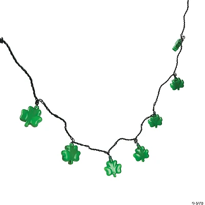 St. Patrick's Day Glowing Shamrock Lights