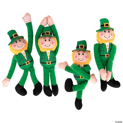 St. Patrick's Day Long Arm Stuffed Leprechauns