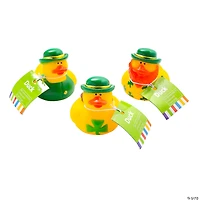 St. Patrick's Day Rubber Ducks - 12 Pc.