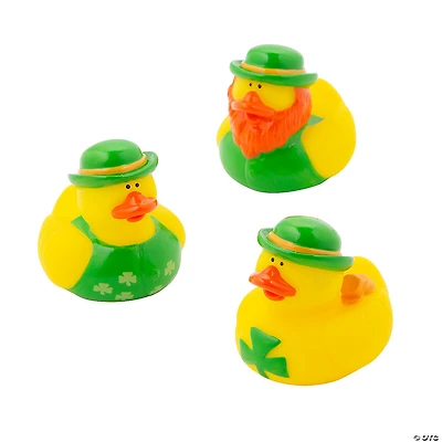 St. Patrick's Day Rubber Ducks - 12 Pc.