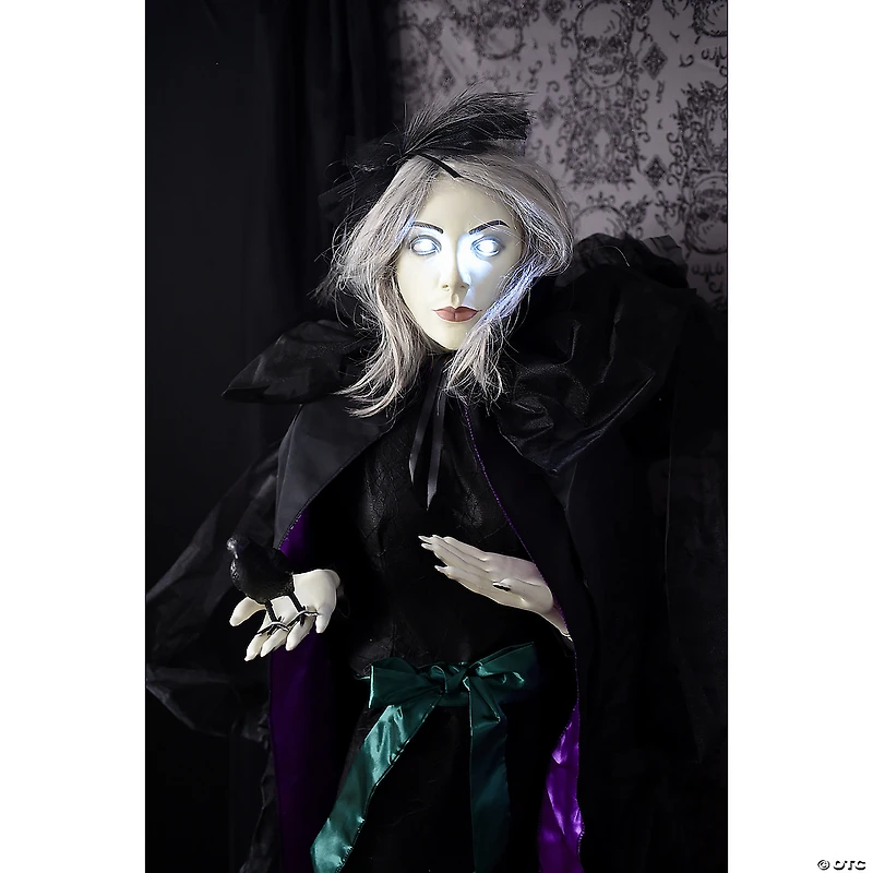 Standing Bird Sorceress Halloween Decoration