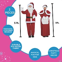 Standing Mr. & Mrs. Claus Decorating Kit
