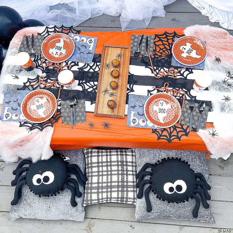 Stretchable Spider Webs Halloween Decorations - 12 Pc.