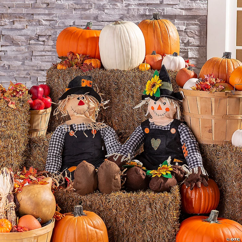 Stuff-a-Scarecrow Couple Decorating Kit - 2 Pc.