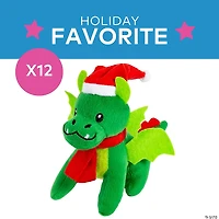 Stuffed Christmas Dragons - 12 Pc.