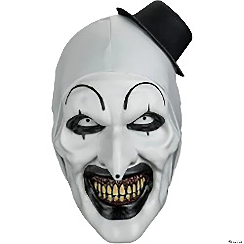 Terrifier™ Deluxe Art the Clown Plastic Mask - One Size