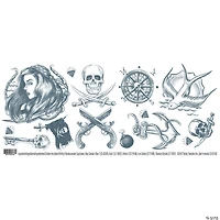 Tinsley Transfers Buccaneer Pirate Character Temporary Tattoos