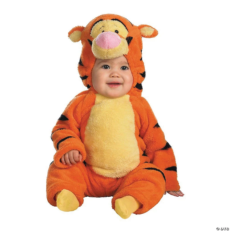 Toddler Deluxe Plush Winnie the Pooh Tigger Jumpsuit Costume