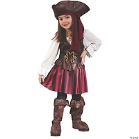 Toddler Girl’s High Seas Pirate Costume - 3T-4T