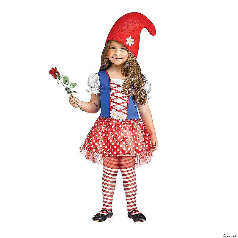 Toddler Girl's Lil Miss Gnome Costume