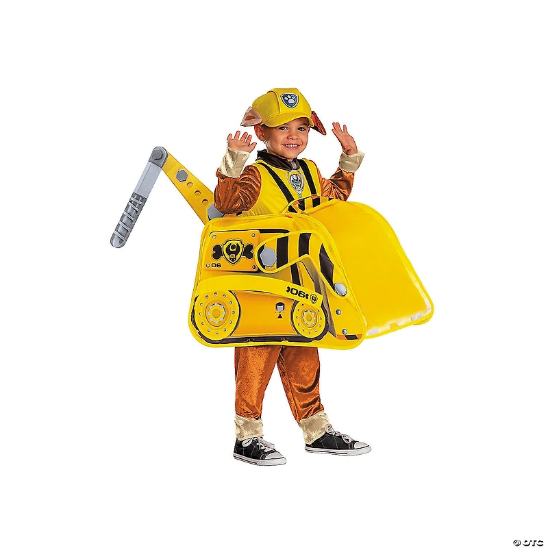 Toddler Paw Patrol™ Rubble Dozer Pop-Out Costume - One Size