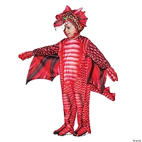 Toddler Red Dragon Printed