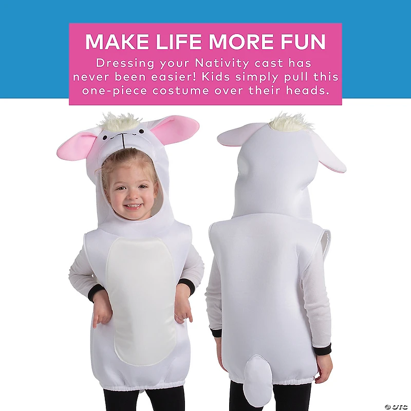 Toddler’s Nativity Lamb Costume