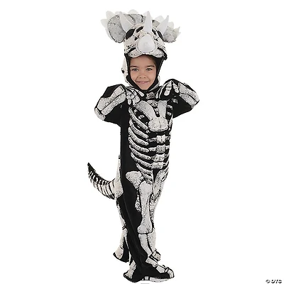 Toddler Triceratops Skeleton Halloween Costume