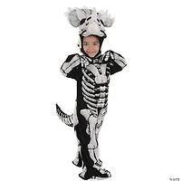 Toddler Triceratops Skeleton Halloween Costume