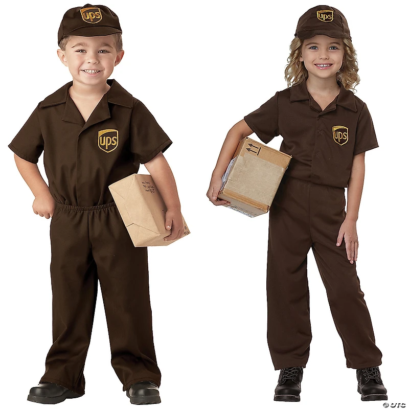 Toddler UPS Driver Costume