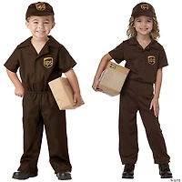 Toddler UPS Driver Costume