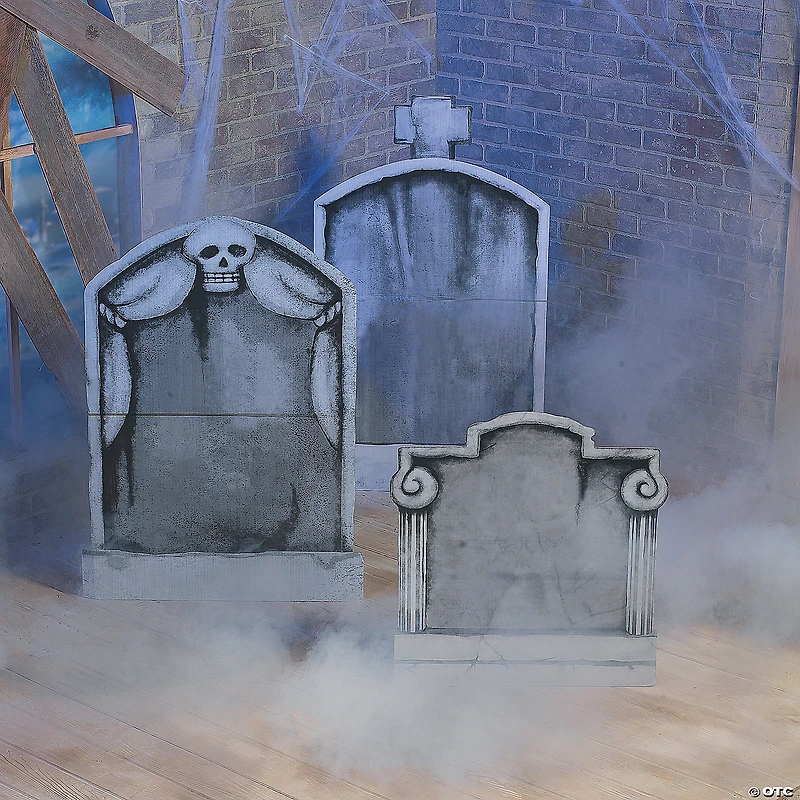 Tombstone Cardboard Cutout Stand-Ups Halloween Decorations