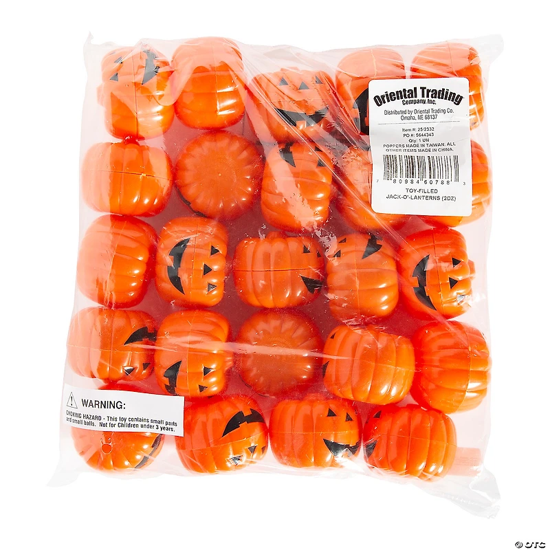 Toy-Filled Jack-O’-Lanterns - 24 Pc.