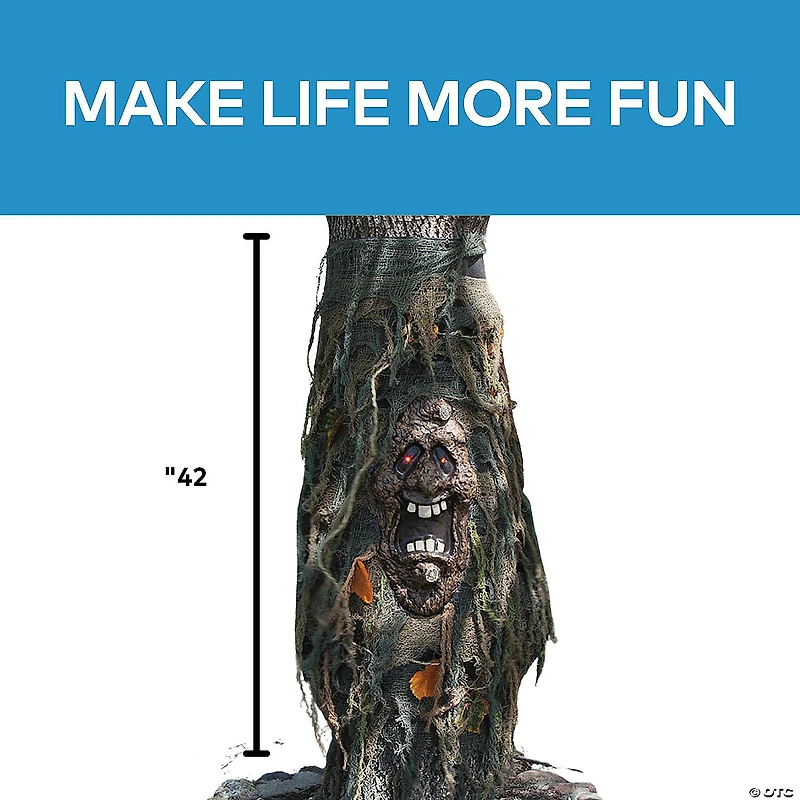 Tree Ghost with Light-Up Eyes Halloween Decoration