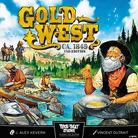 Trick or Treat Studios Gold West Wild West-Themed Board Game for 2 to 4 Players